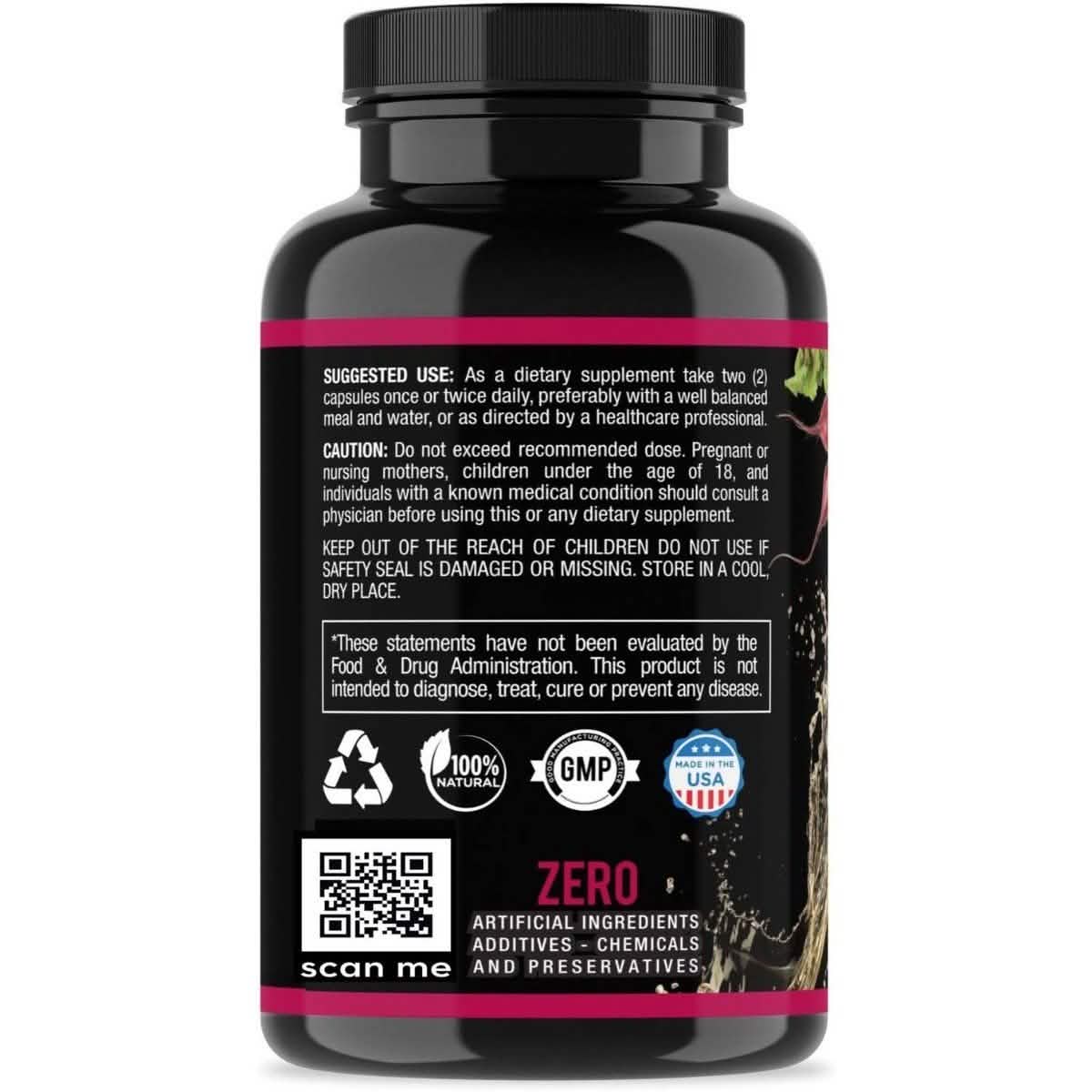 2-Pack: Angry Supplement Apple Cider Vinegar + Beetroot and Turmeric & Ginger Capsules Wellness & Fitness - DailySale