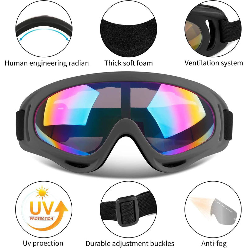 2-Pack: Anti-Scratch Dustproof Sports Goggles Sports & Outdoors - DailySale