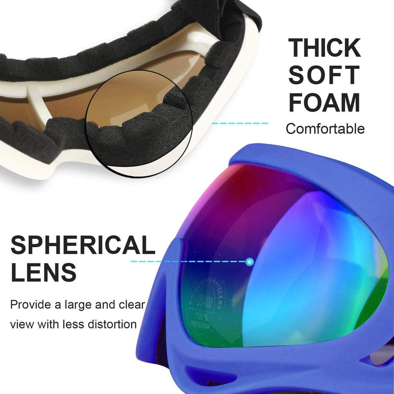 2-Pack: Anti-Scratch Dustproof Sports Goggles Sports & Outdoors - DailySale