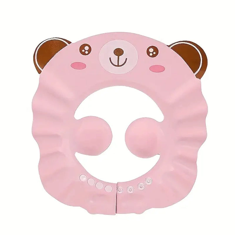 2-Pack: Baby Shower Cap Shield Adjustable Baby Pink - DailySale