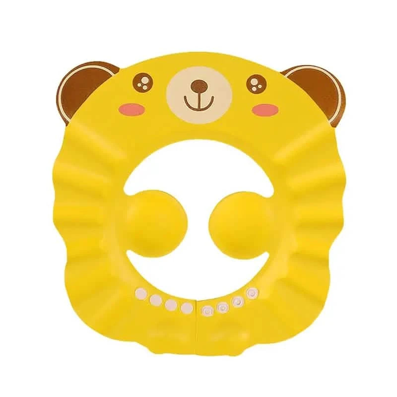2-Pack: Baby Shower Cap Shield Adjustable Baby Yellow - DailySale