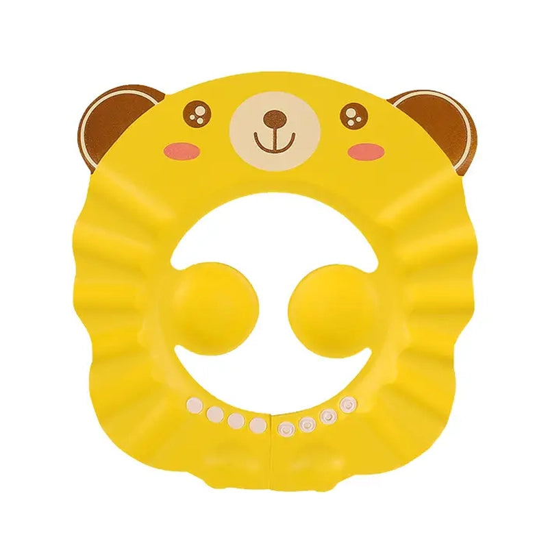 2-Pack: Baby Shower Cap Shield Adjustable Baby Yellow - DailySale
