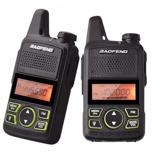 2-Pack: Baofeng T1 Walkie Talkie Tactical - DailySale