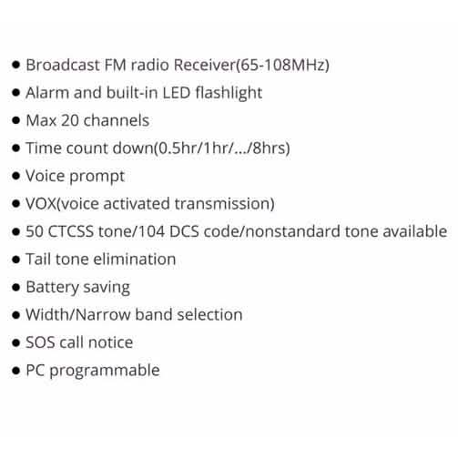 2-Pack: Baofeng T1 Walkie Talkie Tactical - DailySale