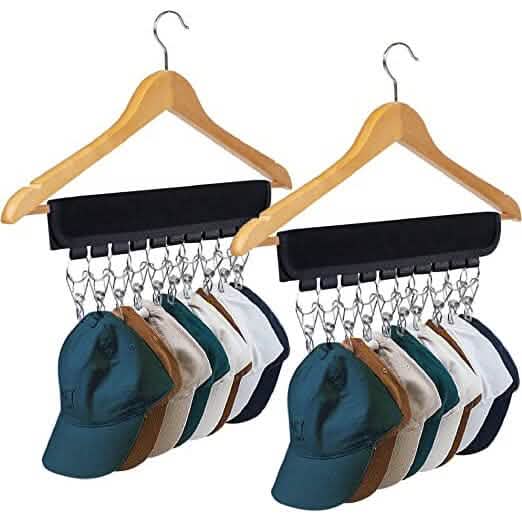 2-Pack: Baseball Cap Organizer Hanger Closet & Storage - DailySale
