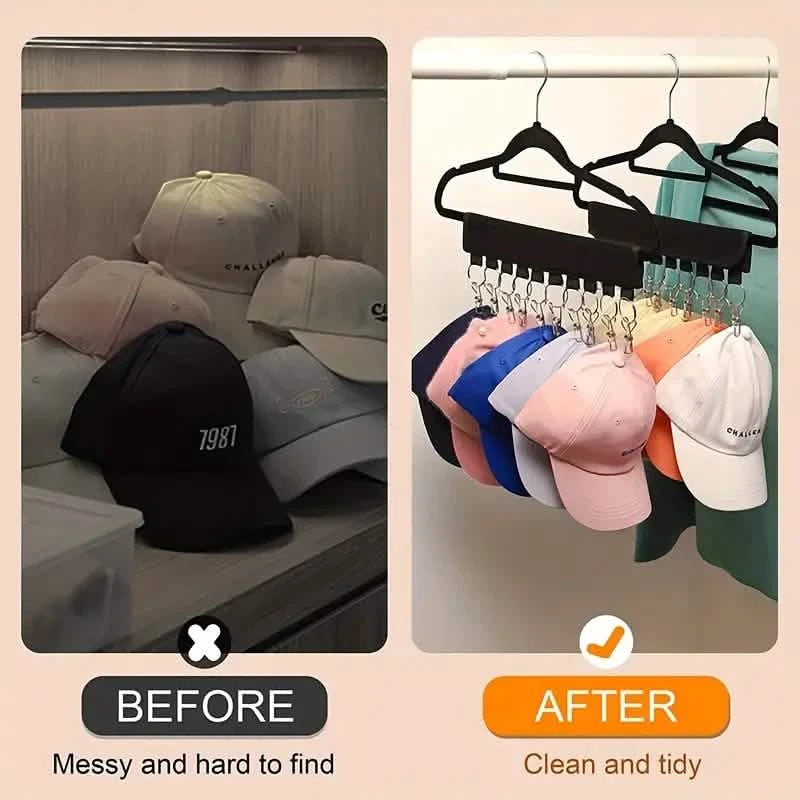 2-Pack: Baseball Cap Organizer Hanger Closet & Storage - DailySale
