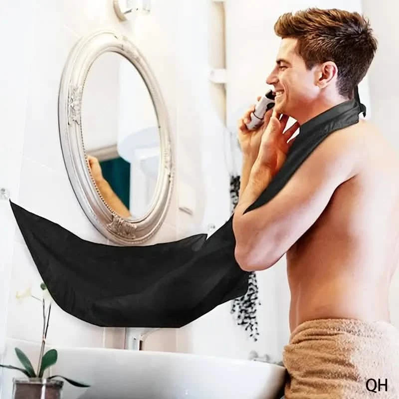 2-Pack: Beard Shave Apron Bib Trimmer Holder Rack Men's Grooming - DailySale