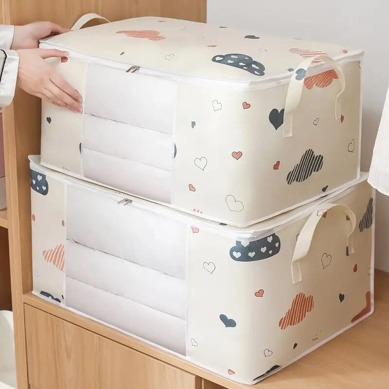 2-Pack: Blanket and Bedding Storage Bag Closet & Storage - DailySale