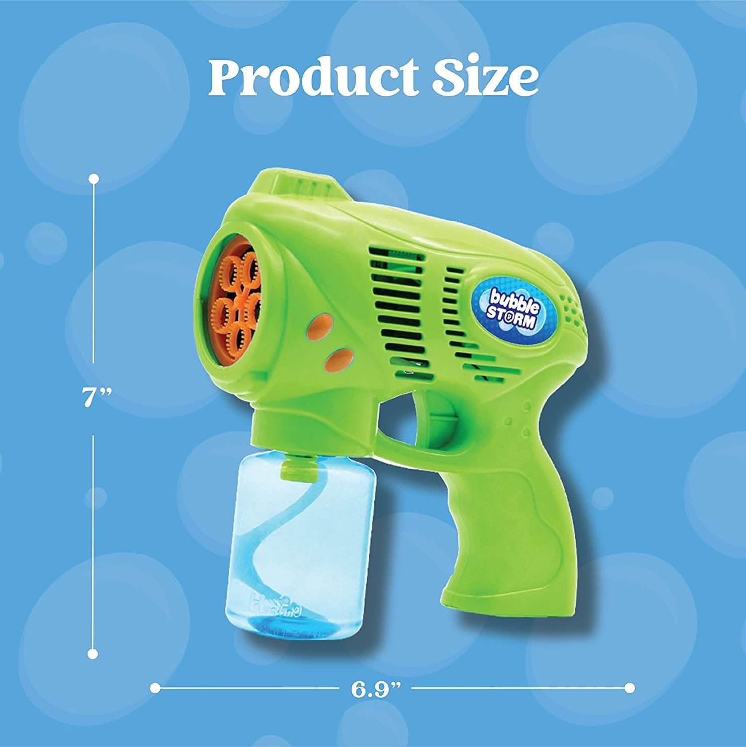 2-Pack: Blue and Green Bubble Gun Toys & Games - DailySale