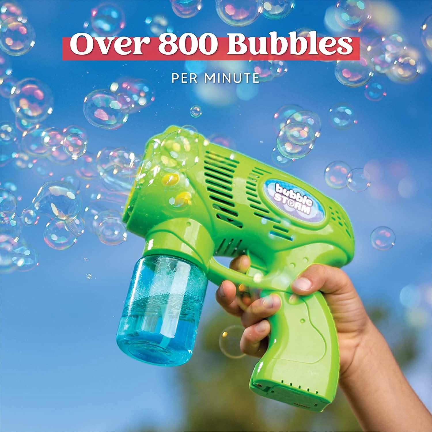 2-Pack: Blue and Green Bubble Gun Toys & Games - DailySale