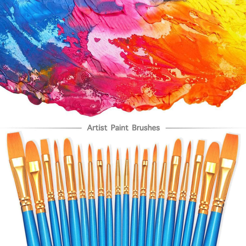 2-Pack: BOSOBO 10 Sizes Paint Brushes Set Everything Else - DailySale