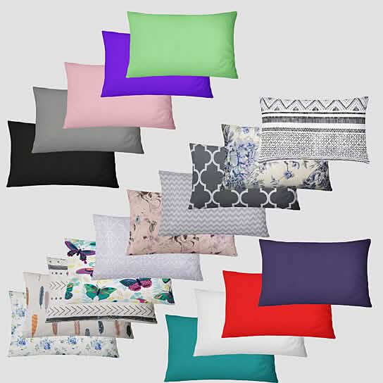 2-Pack: Breathable Lightweight Microfiber Standard Pillow Covers Bedding - DailySale