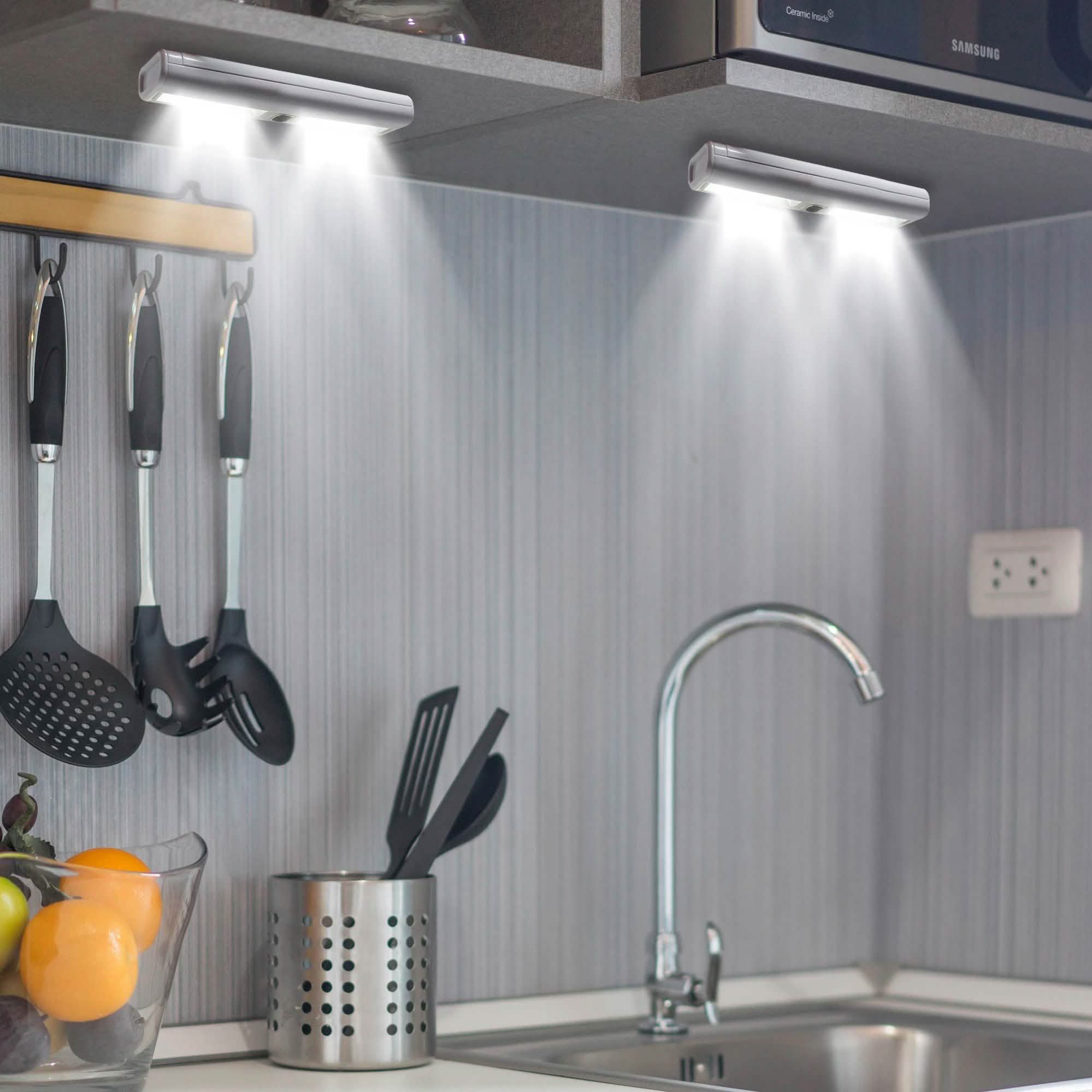 2-Pack: Bright Basics Ultra Bright Wireless Light Bars Lighting & Decor - DailySale