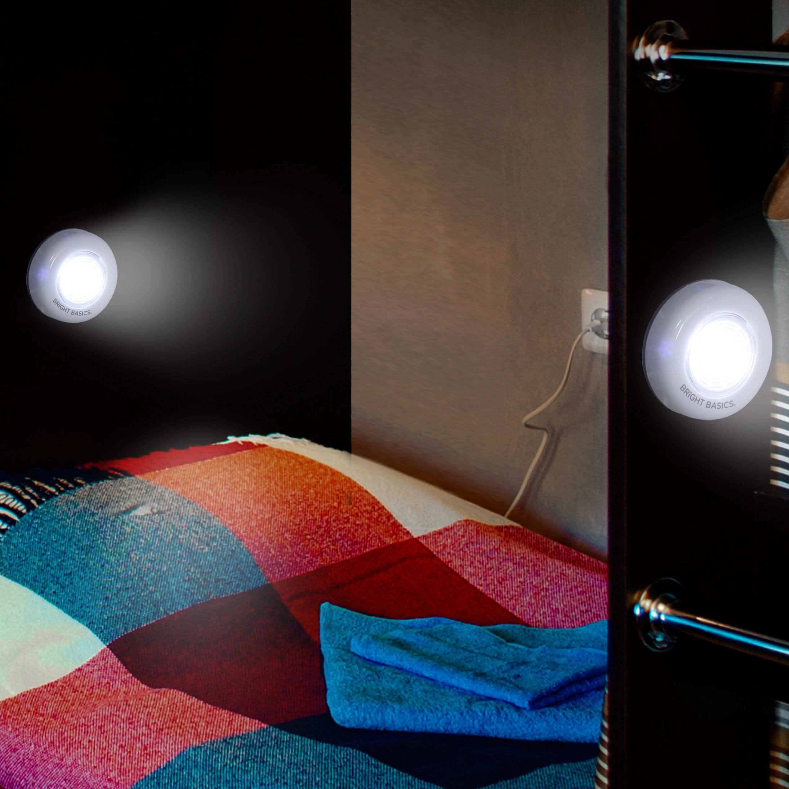 2-Pack: Bright Basics Ultra Thin Wireless LED Puck Lights Lighting & Decor - DailySale