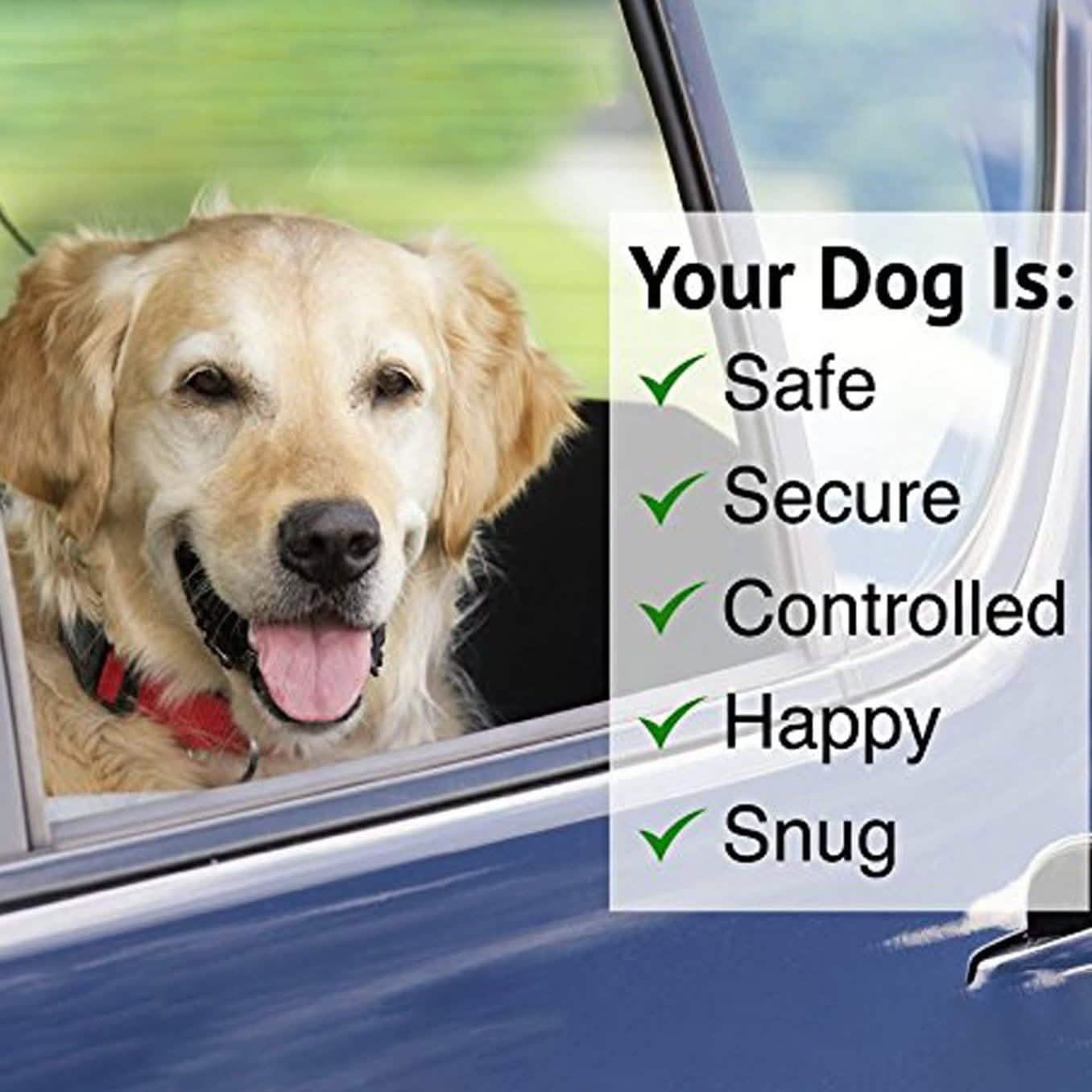 2-Pack: Bwogue Dog and Cat Safety Seat Belt Pet Supplies - DailySale