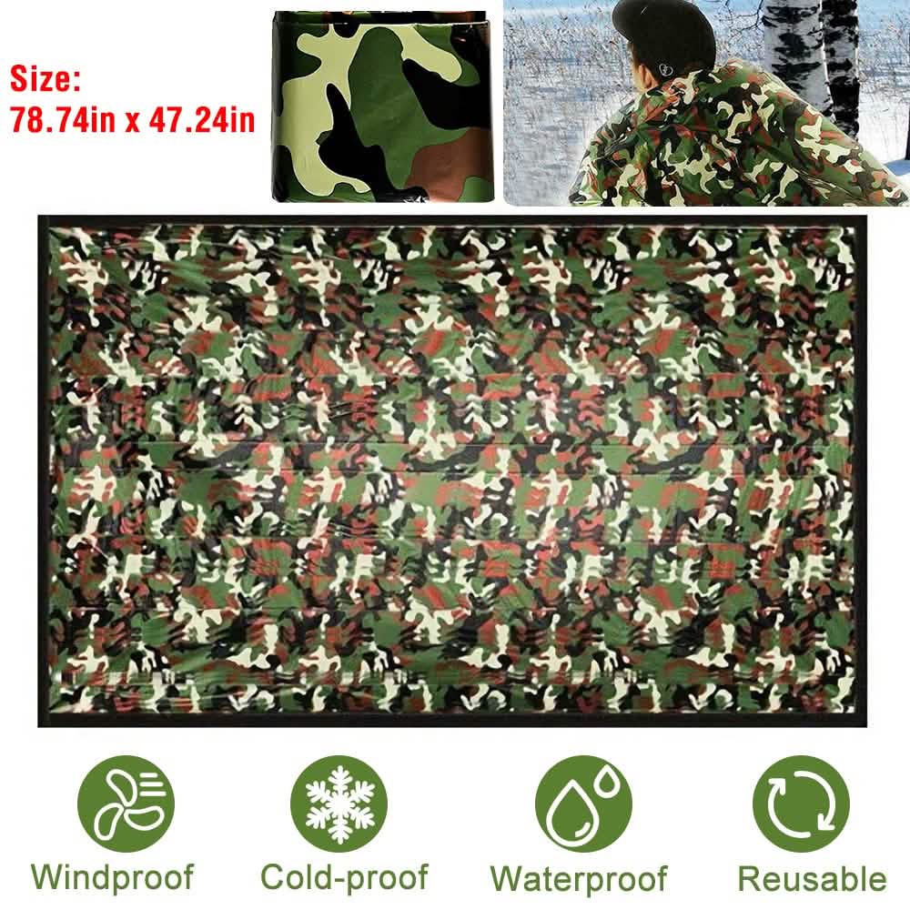 2-Pack: Camping Sleeping Bag Camouflage Sports & Outdoors - DailySale