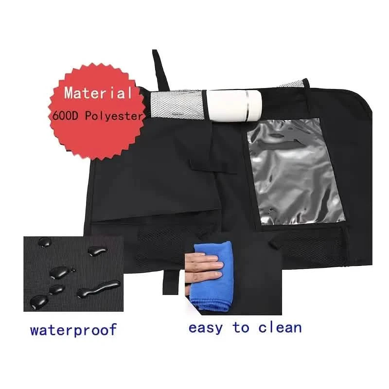 2-Pack: Car Backseat Organizer with Touch Screen Tablet Holder Automotive - DailySale