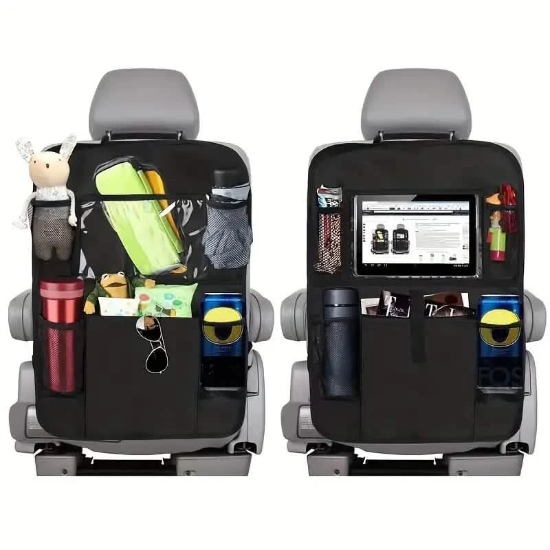 2-Pack: Car Backseat Organizer with Touch Screen Tablet Holder Automotive - DailySale