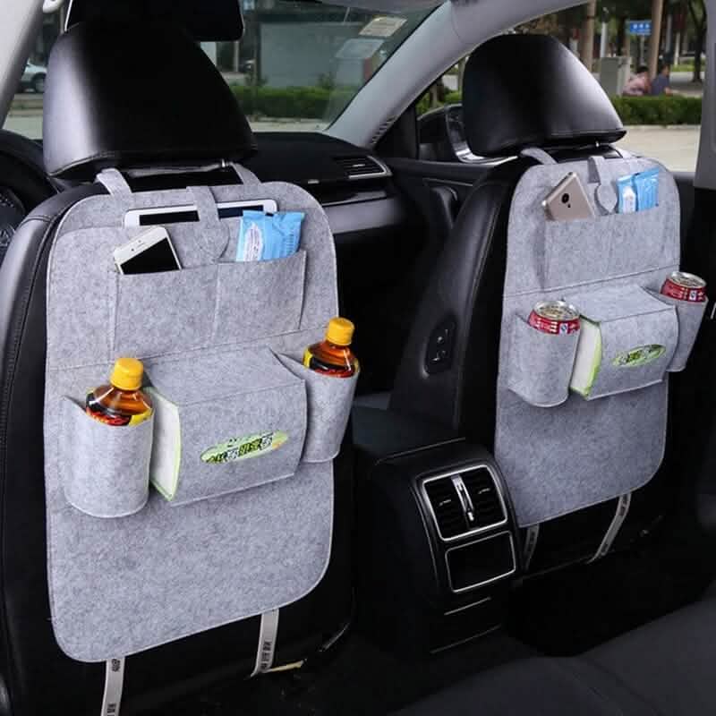 2-Pack: Car Seat Back Storage Bag Multifunctional Adjustable Backseat Storage Bag Automotive - DailySale