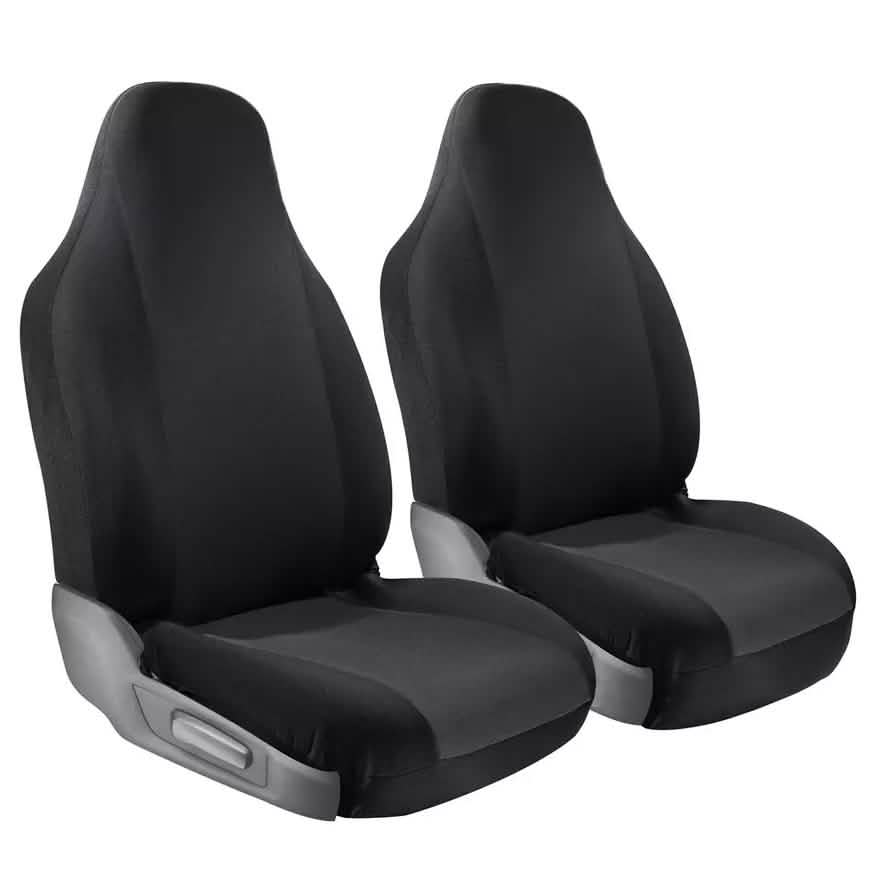 2-Pack: Car Seat Cover Protectors - Grip Control Non-Slip Poly Cloth Automotive - DailySale