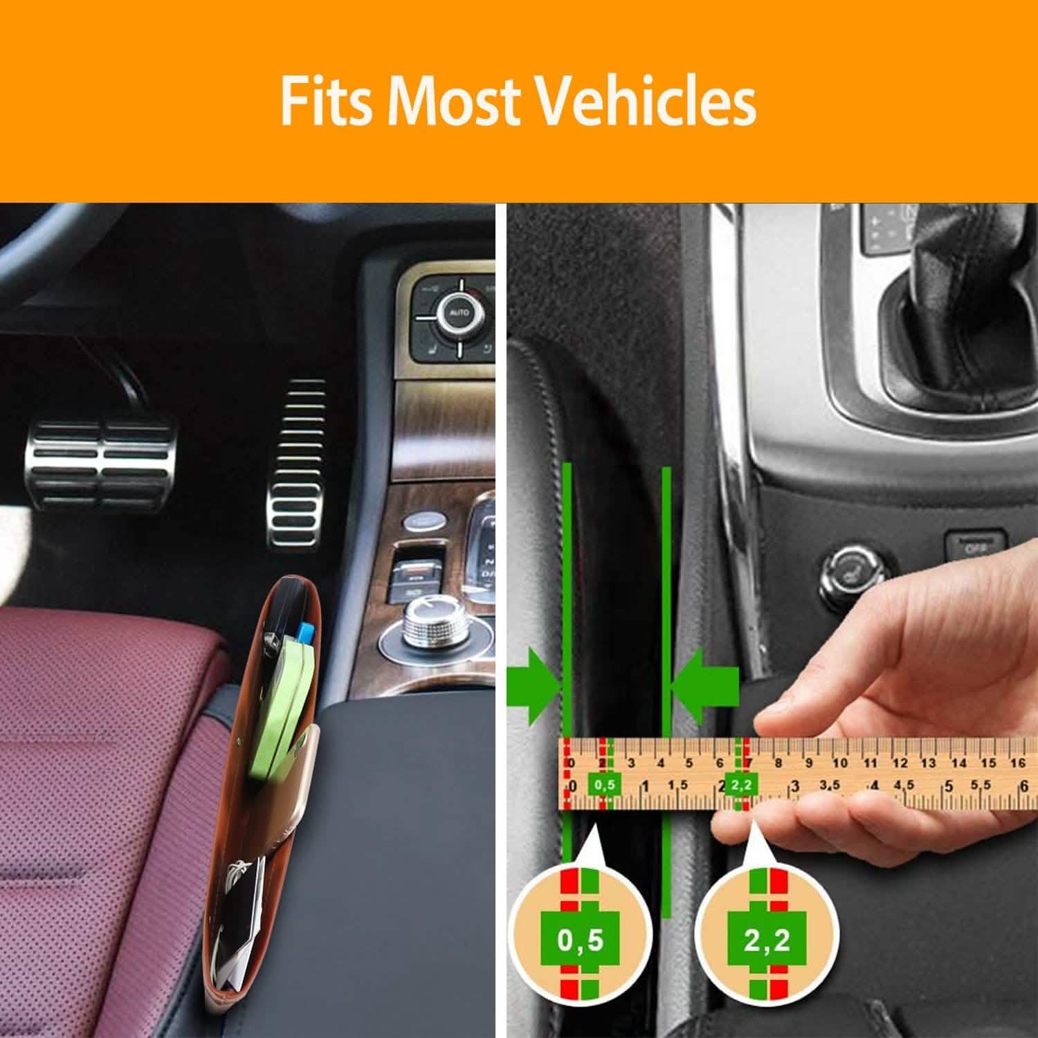 2-Pack: Car Seat Gap Pocket Automotive - DailySale