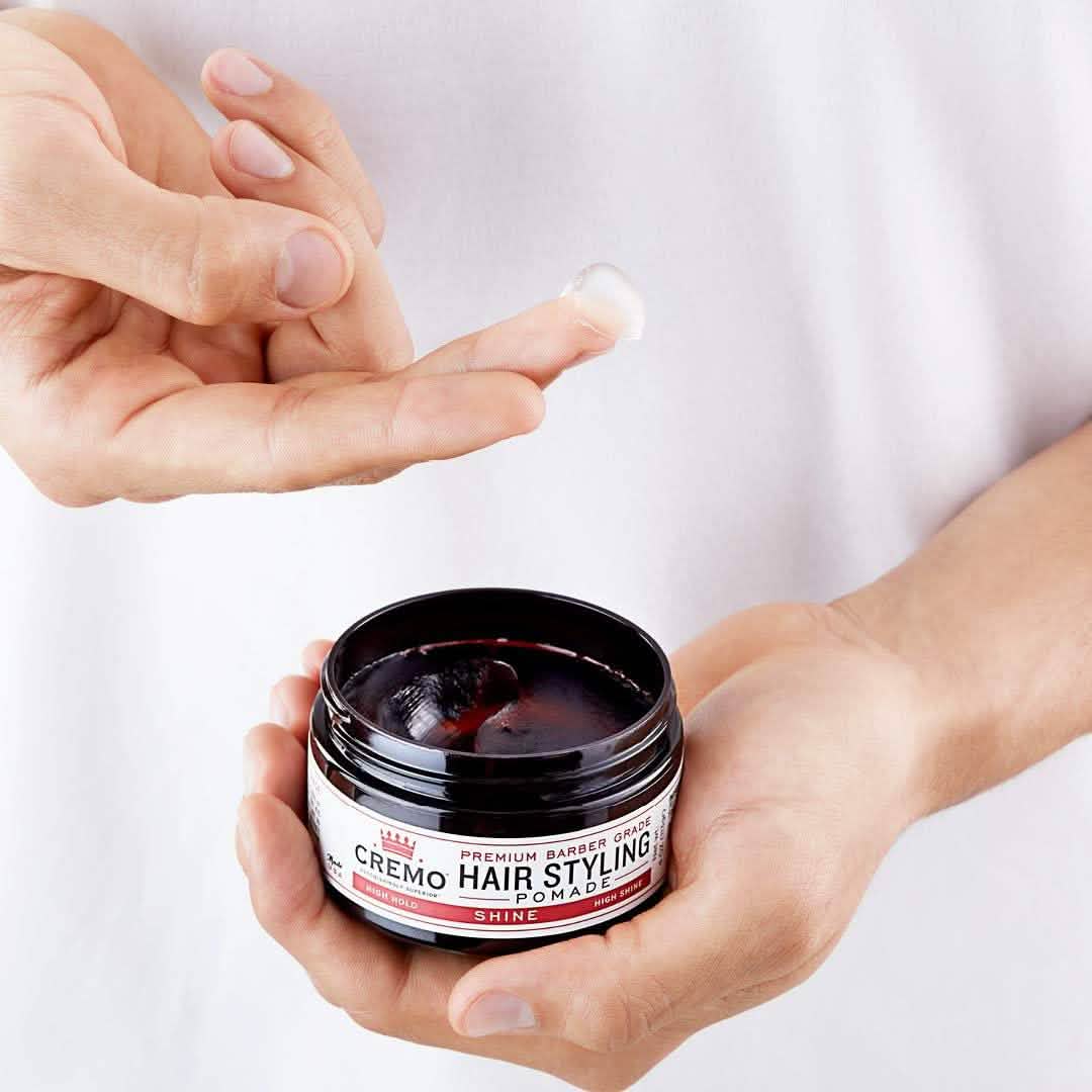 2-Pack: Cremo Premium Barber Grade Hair Styling Shine Pomade 4oz Beauty & Personal Care - DailySale