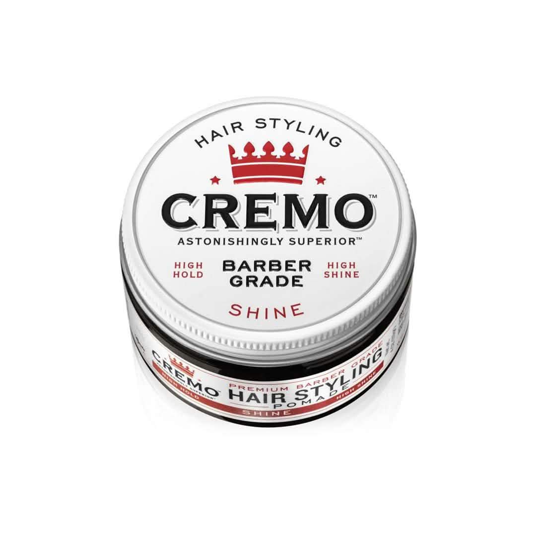 2-Pack: Cremo Premium Barber Grade Hair Styling Shine Pomade 4oz Beauty & Personal Care - DailySale