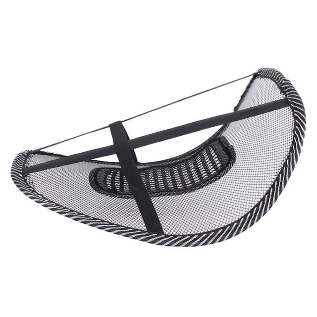 2-Pack: Curved Back-Massaging Lumbar Mesh Seat Supporter Wellness & Fitness - DailySale