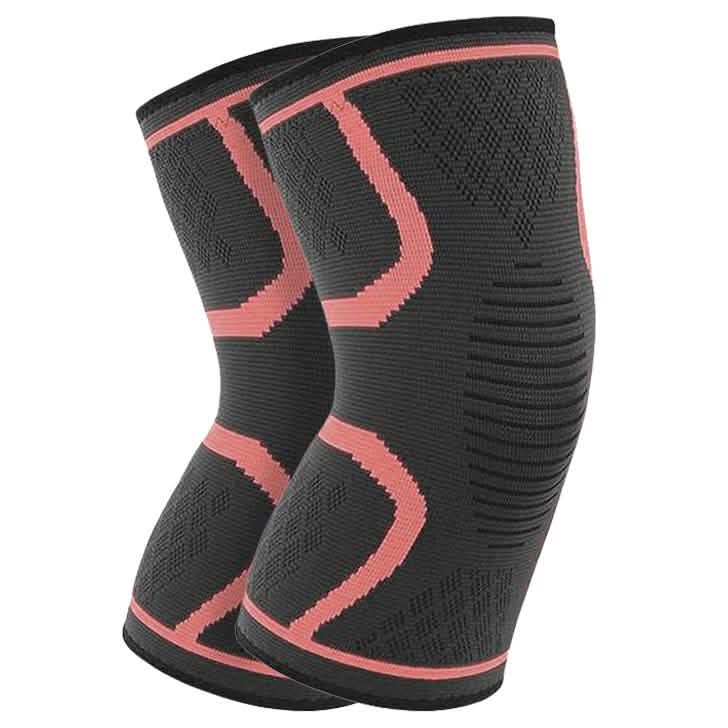 2-Pack: DCF Knee Compression Sleeve Support Sports & Outdoors S Pink - DailySale