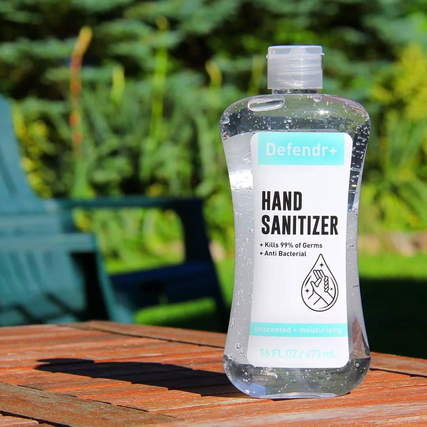 2-Pack: Defendr+ Anti-Bacterial Hand Sanitizer Face Masks & PPE - DailySale