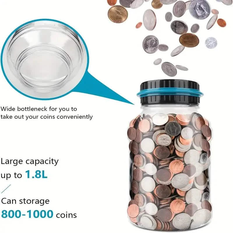 2-Pack: Digital Counting Money Jar Everything Else - DailySale