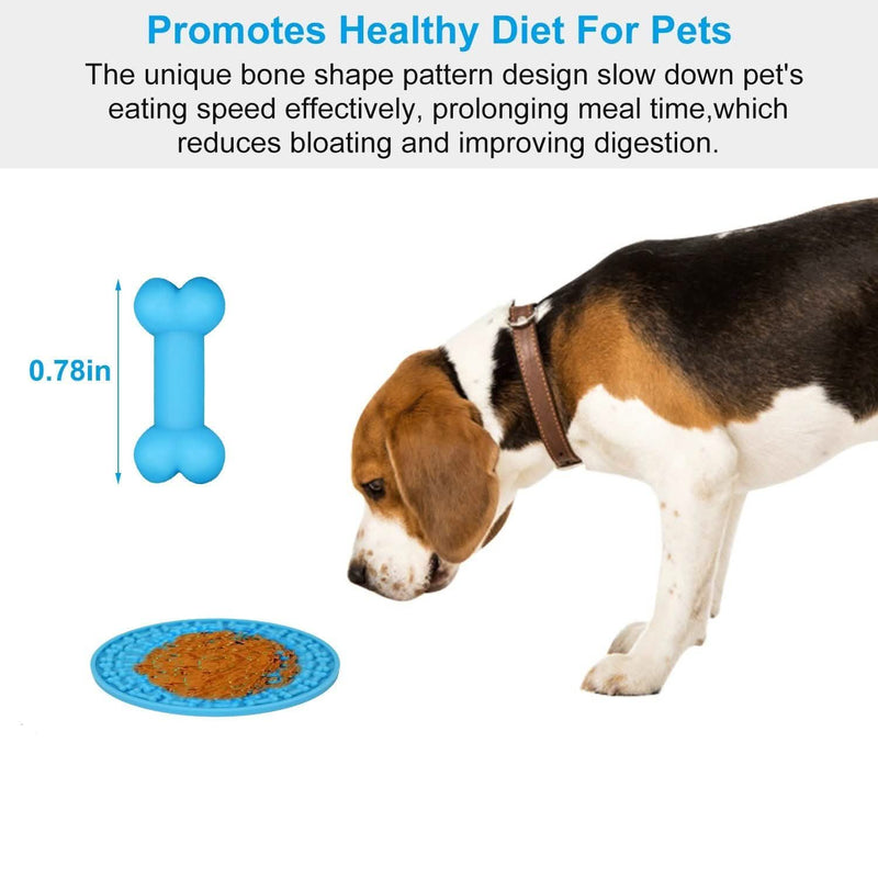 2-Pack: Dog Lick Pad Pet Shower Grooming Slow Feeder Distraction Mat Pet Supplies - DailySale