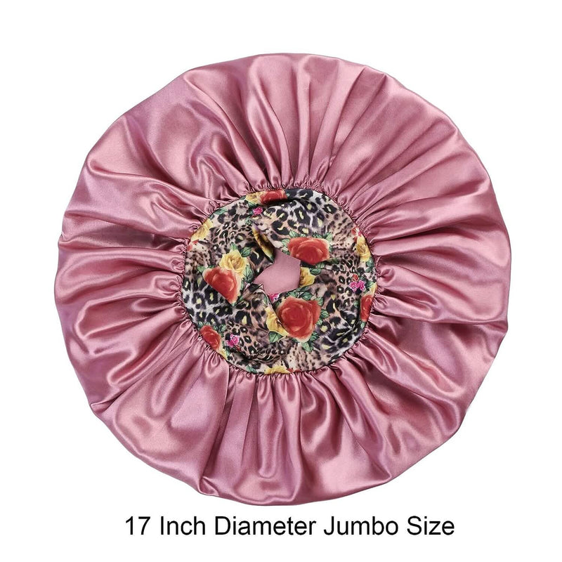 2-Pack: Extra Large Satin Bonnets for Sleeping Women's Shoes & Accessories - DailySale