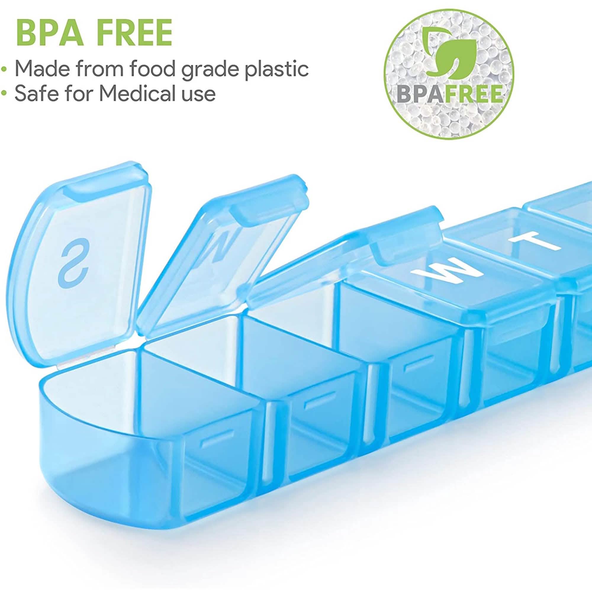 2-Pack: Extra Large Weekly Pill Organizer Wellness - DailySale