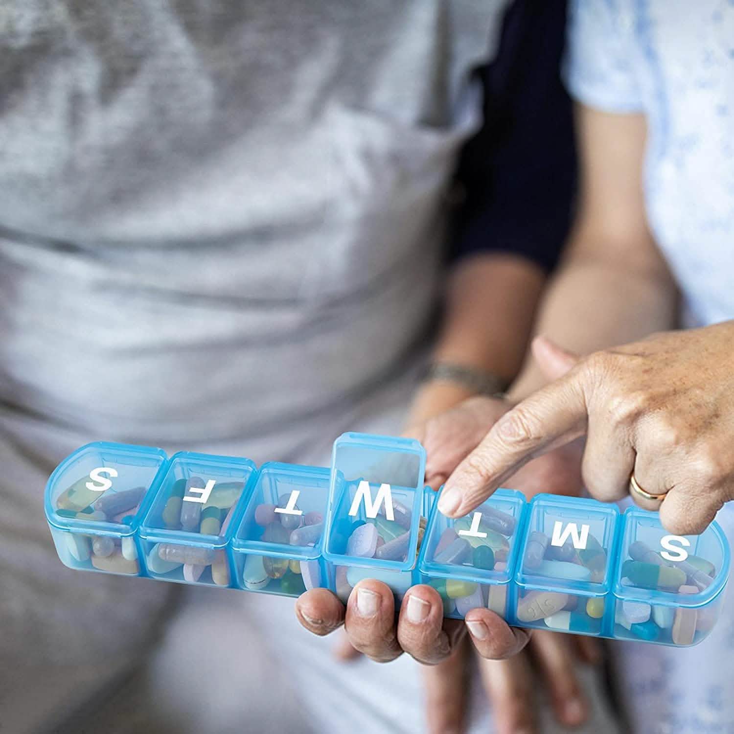 2-Pack: Extra Large Weekly Pill Organizer Wellness - DailySale