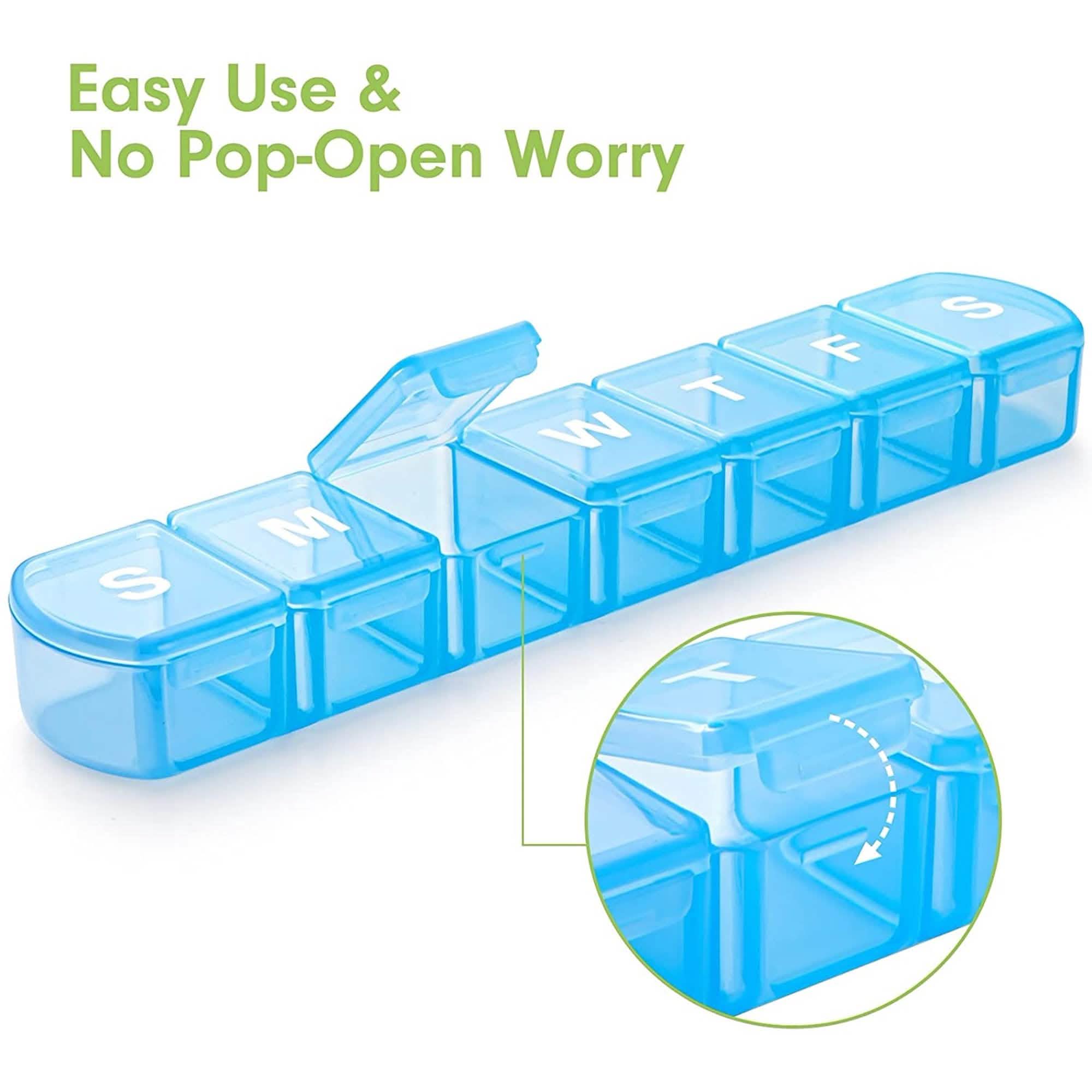 2-Pack: Extra Large Weekly Pill Organizer Wellness - DailySale