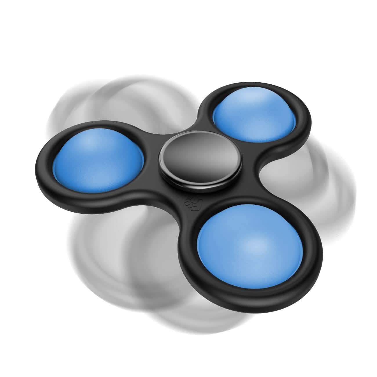 2-Pack: Fidget Spinner Pop It Toy Toys & Games - DailySale
