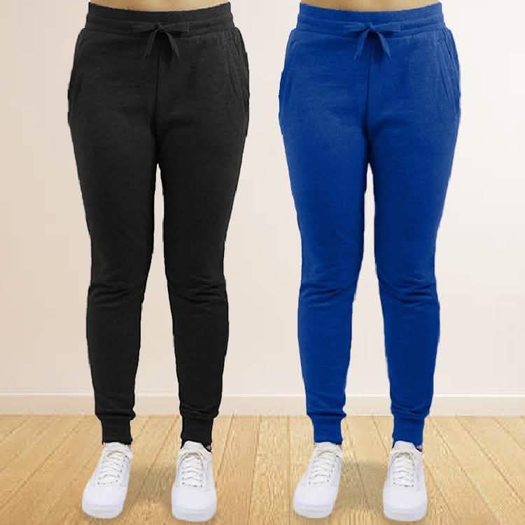 2-Pack: Galaxy By Harvic Women's Heavyweight Fleece-Lined Joggers Women's Apparel - DailySale