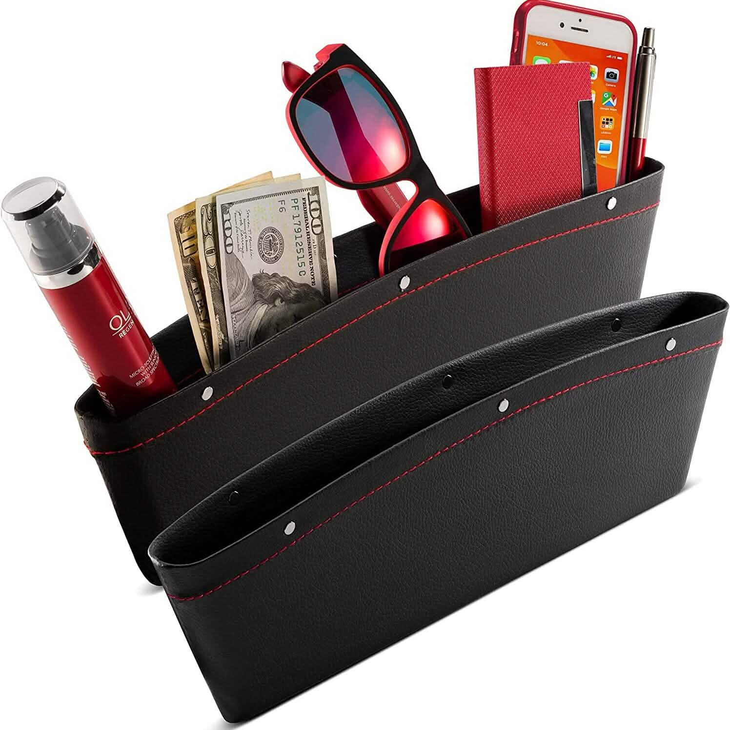 2-Pack: Gap Filler Car Seat Organizer Automotive - DailySale