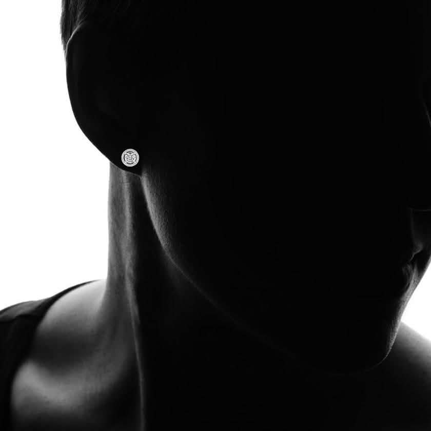 2-Pack: Halo Stud Earrings with Swarovski Elements Jewelry - DailySale