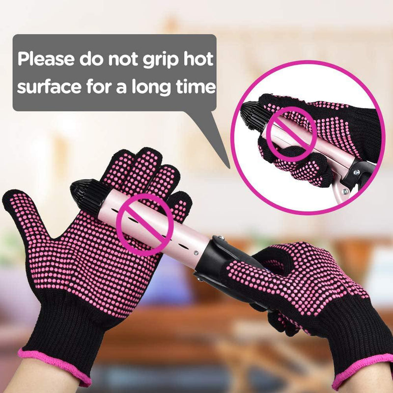 2-Pack: Heat Resistant Gloves with Silicone Bumps Beauty & Personal Care - DailySale