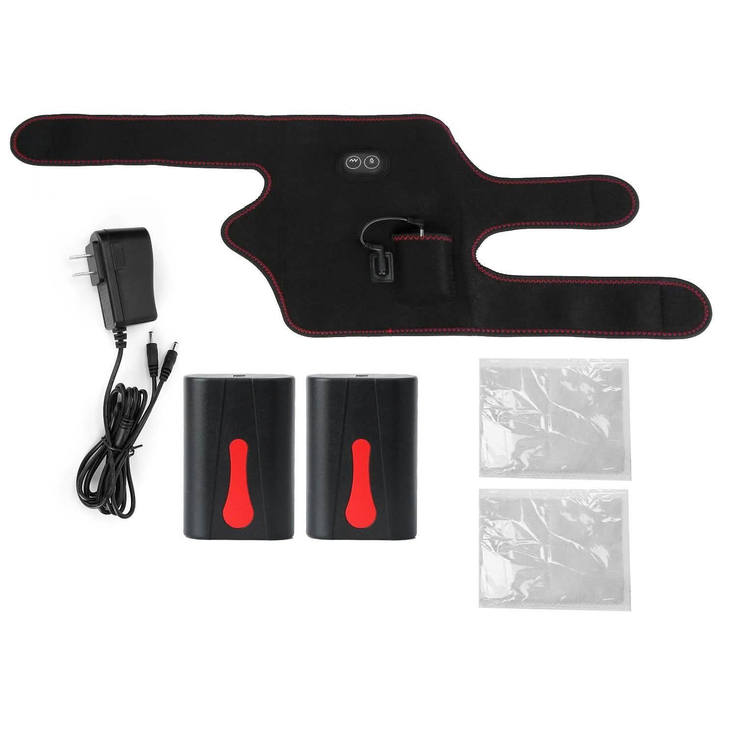 2-Pack: Heated Knee Massage Wrap Wellness - DailySale