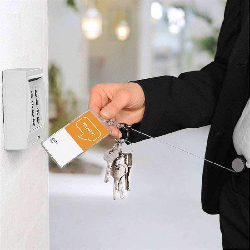 2-Pack: Heavy Duty Retractable Badge Holder Reel Everything Else - DailySale