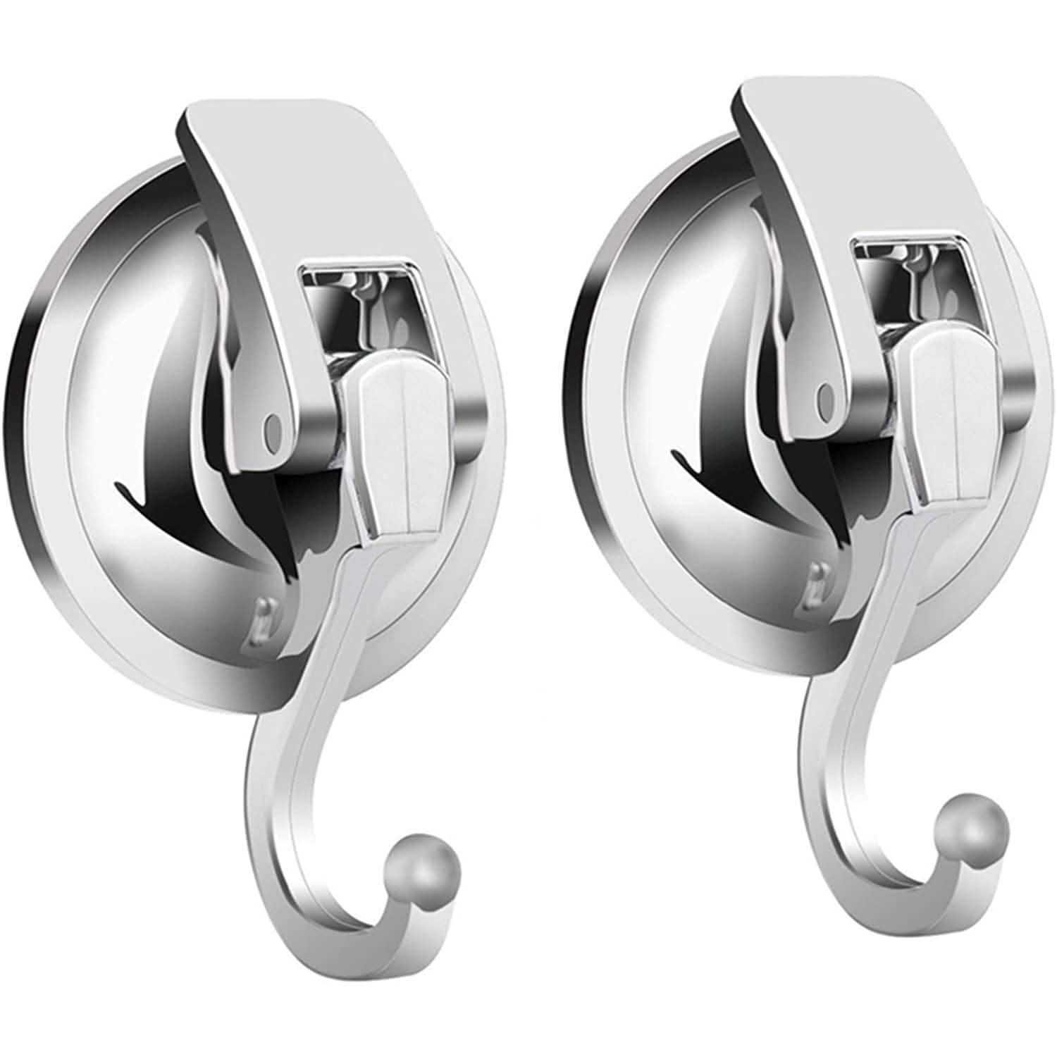 2-Pack: Heavy Duty Vacuum Suction Cup Hook Home Improvement - DailySale