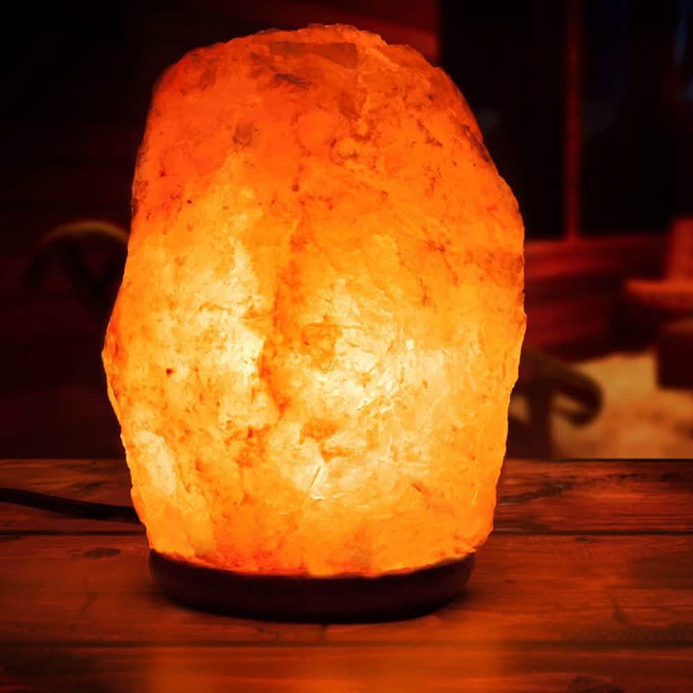 2-Pack: Hemingweigh Hand Carved Natural Crystal Himalayan Salt Lamp Lighting & Decor - DailySale