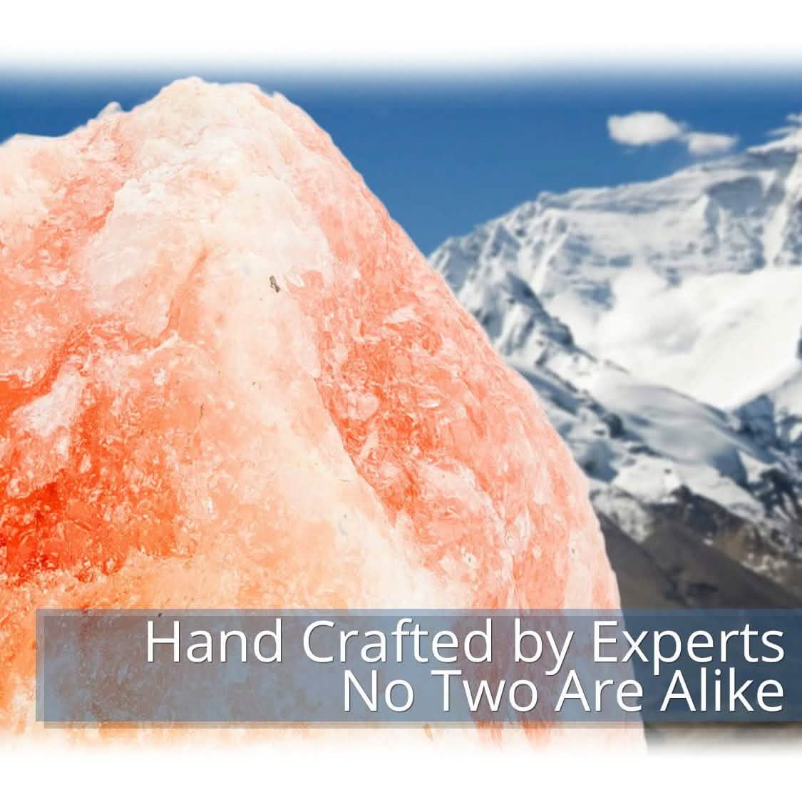 2-Pack: Hemingweigh Hand Carved Natural Crystal Himalayan Salt Lamp Lighting & Decor - DailySale