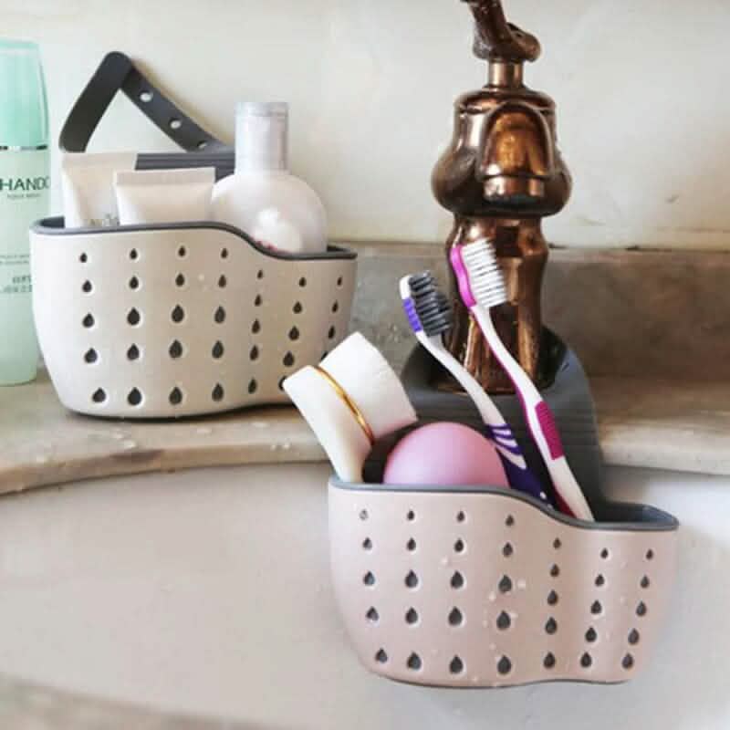2-Pack: Hollow Sink Drain Basket Kitchen Storage - DailySale