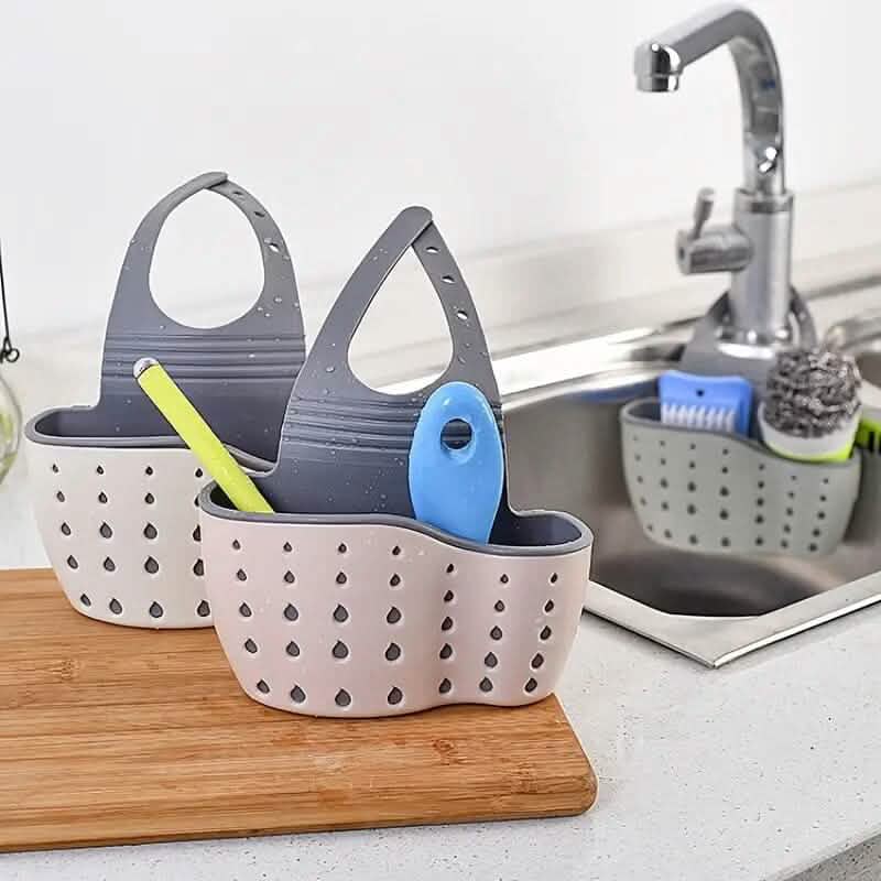 2-Pack: Hollow Sink Drain Basket Kitchen Storage - DailySale