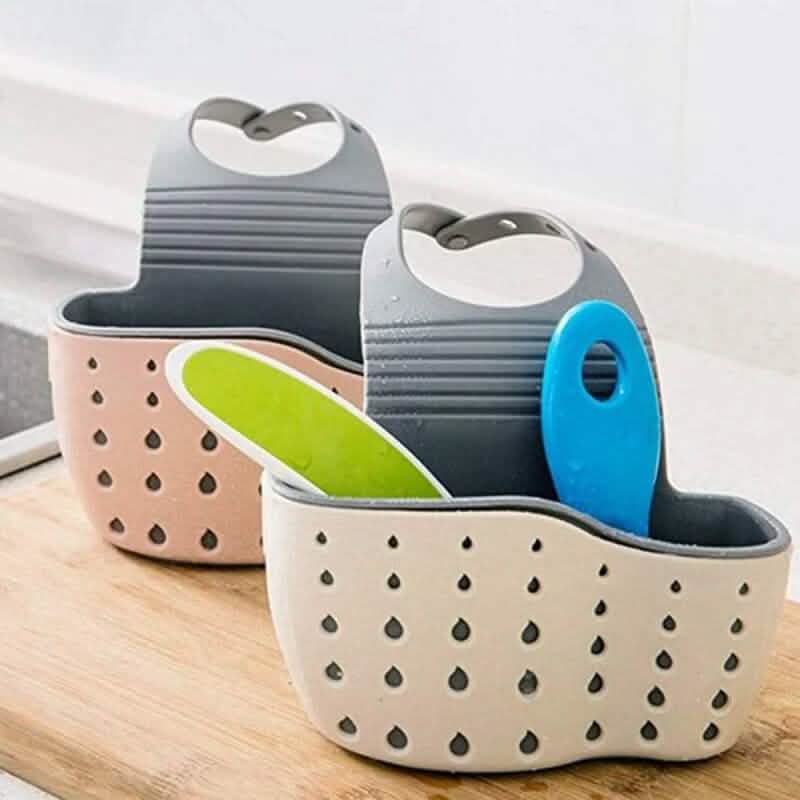 2-Pack: Hollow Sink Drain Basket Kitchen Storage - DailySale