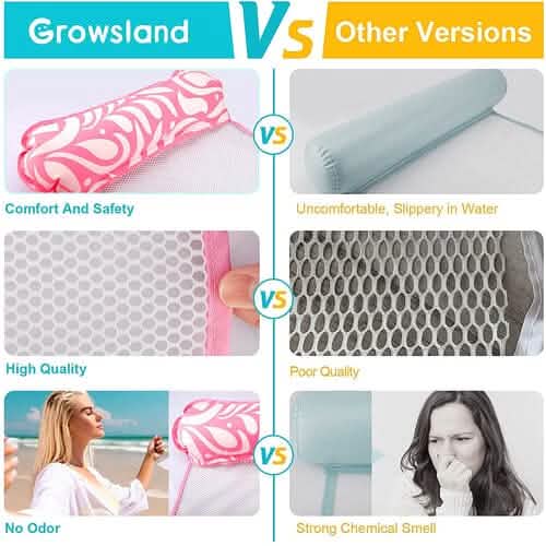 2-Pack: Inflatable Water Hammock Aqua Loungers for Swimming Pool or Beach Sports & Outdoors - DailySale